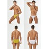 Mens Modal Briefs Low Rise Bikini Underwear Pack of 8,Medium