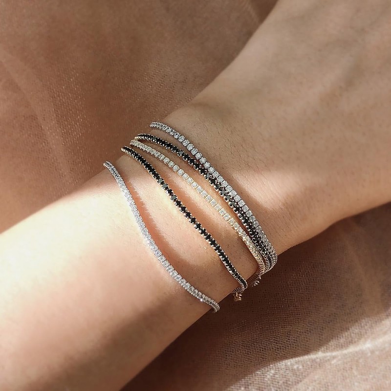 BERRICLE Sterling Silver Round Cut Cubic Zirconia CZ Fashion Choker