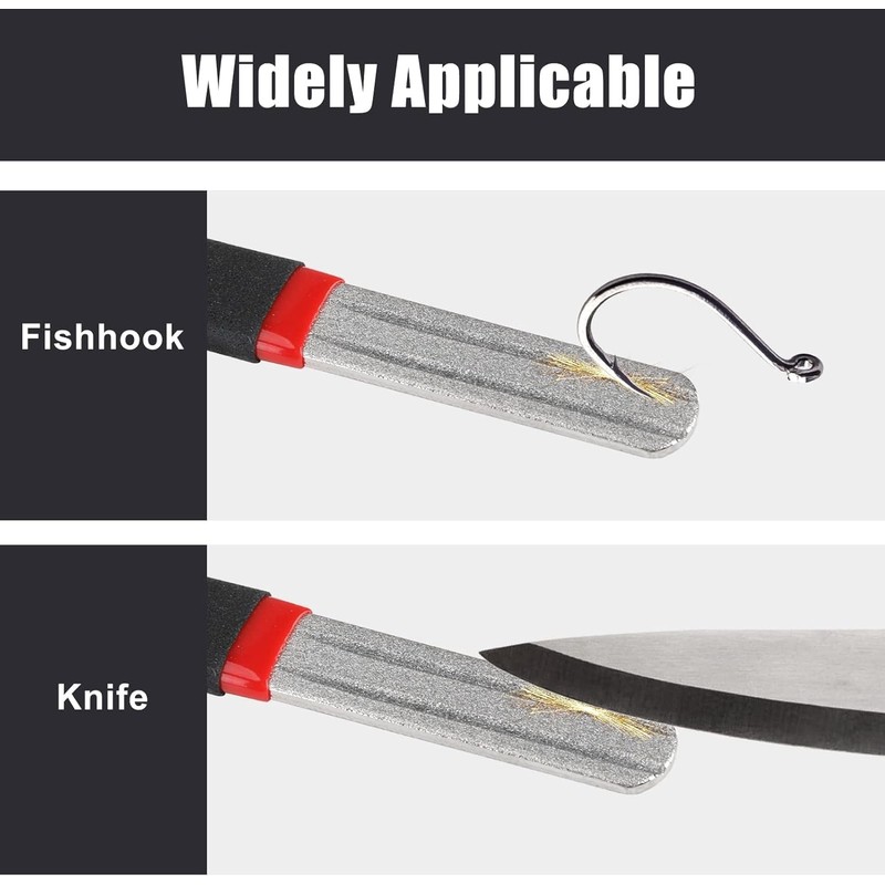 Dumhuts Double Sided Hook Sharpener - Diamond Material Hook Sharpener