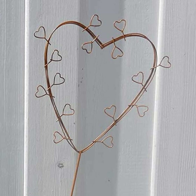 Storm's Gartenzaubereien Decorative Garden Stake Hearts Set of 3 for
