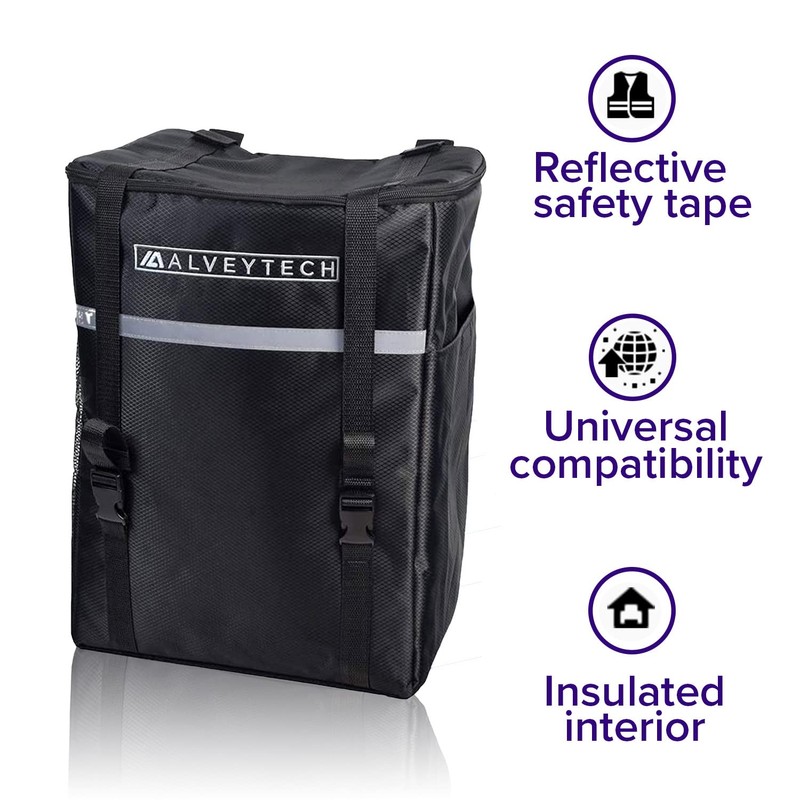 AlveyTech Extra Large Insulated Seat Back Bag Backpack - For