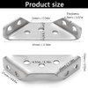 KtbeYTi 22 PCS Corner Bracket Stainless Steel Furniture Corner Connector