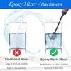4 Pcs Resin Mixer Paddles for Drill Plastic Epoxy Mixer