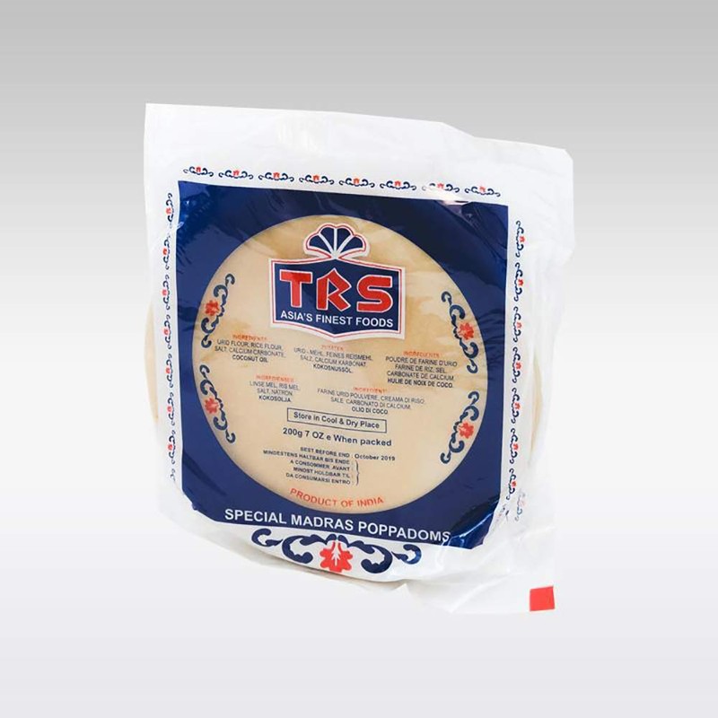 TRS Plain Madras Papads 200 g
