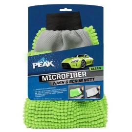 Peak Microfiber Wash & Scrub Mitt