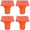 50 Pack, Construction Rebar Impalement Protective Safety Cap - OSHA