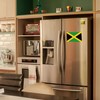 5 PCS Jamaica National Flag Sticker,6x3.5 in Jamaican Decal for