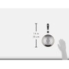 Pearl Metal HB-6349 Flat Pot, 7.1 inches (18 cm), Stainless