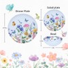 Lechoo 12 Piece Melamine Dinnerware Sets - Plates And Bowls