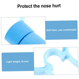 Beavorty Breathing Exercise Clip Set 12pcs Nose Stoppers Nose Clamp for Snoring Household