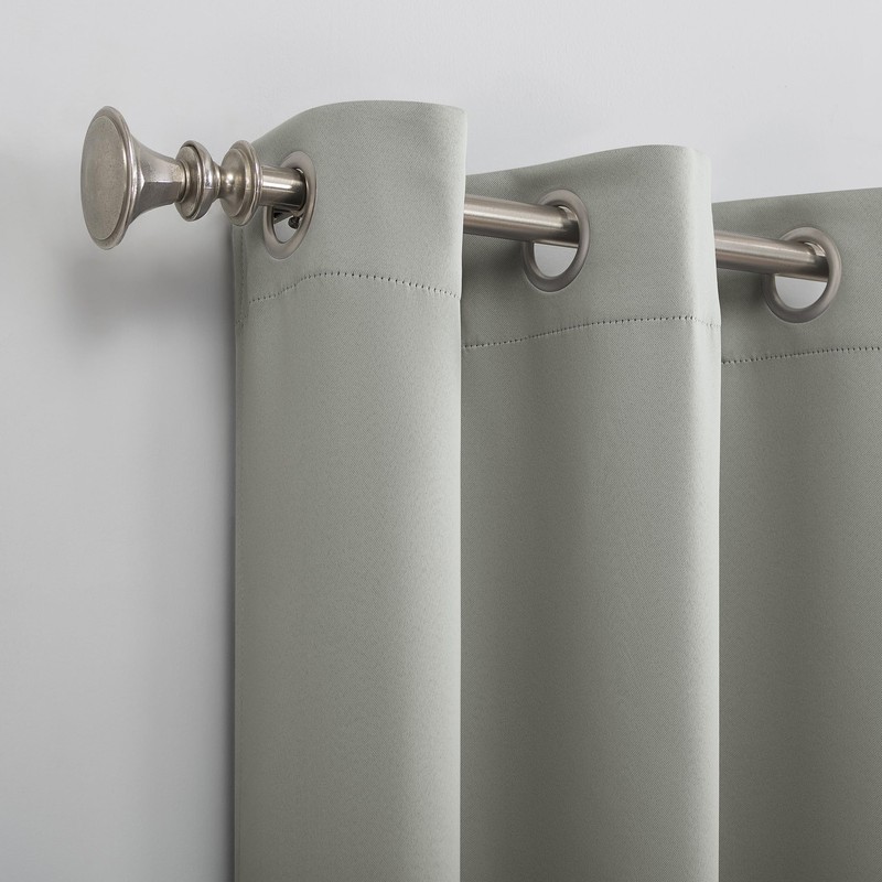 Sun Zero Easton Energy Saving Blackout Grommet Curtain Panel, 40"