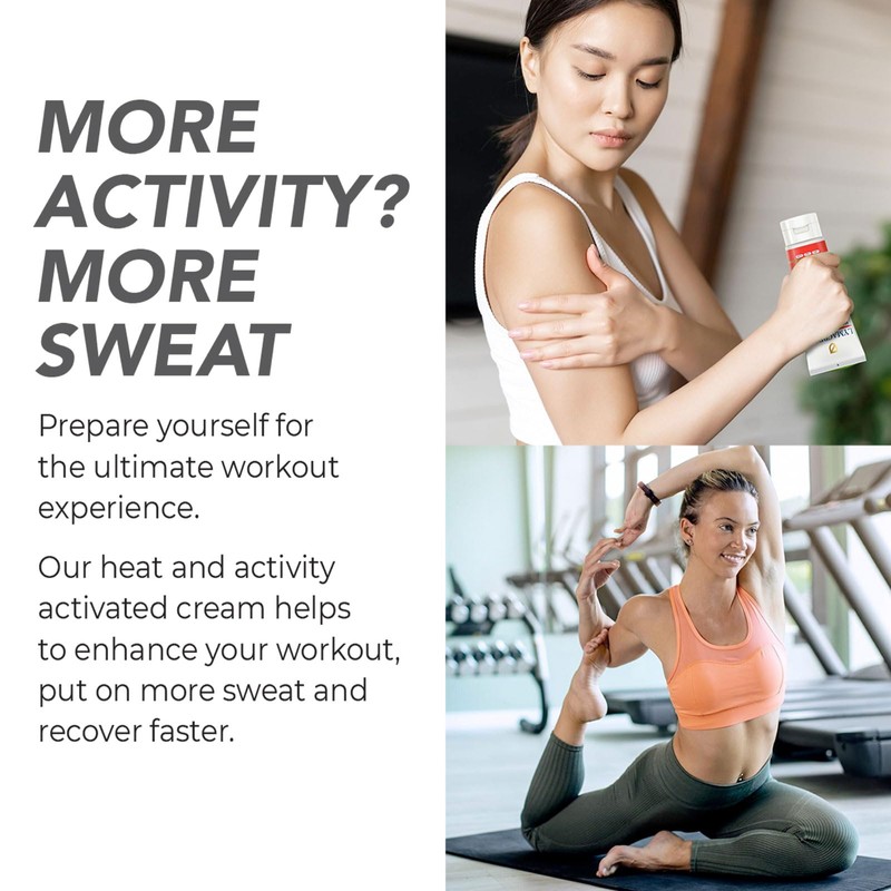 Lymacream Sweat Enhancer Cream - Hot Cream for Increased Sweat
