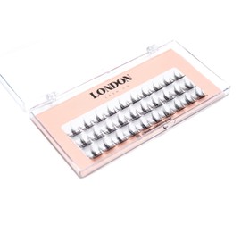 London Lash Co Natural – Classic D Curl Eyelash Extensions | Lightweight & Soft Lash Trays for Professional Lash Artists | Black, Mixed Lengths