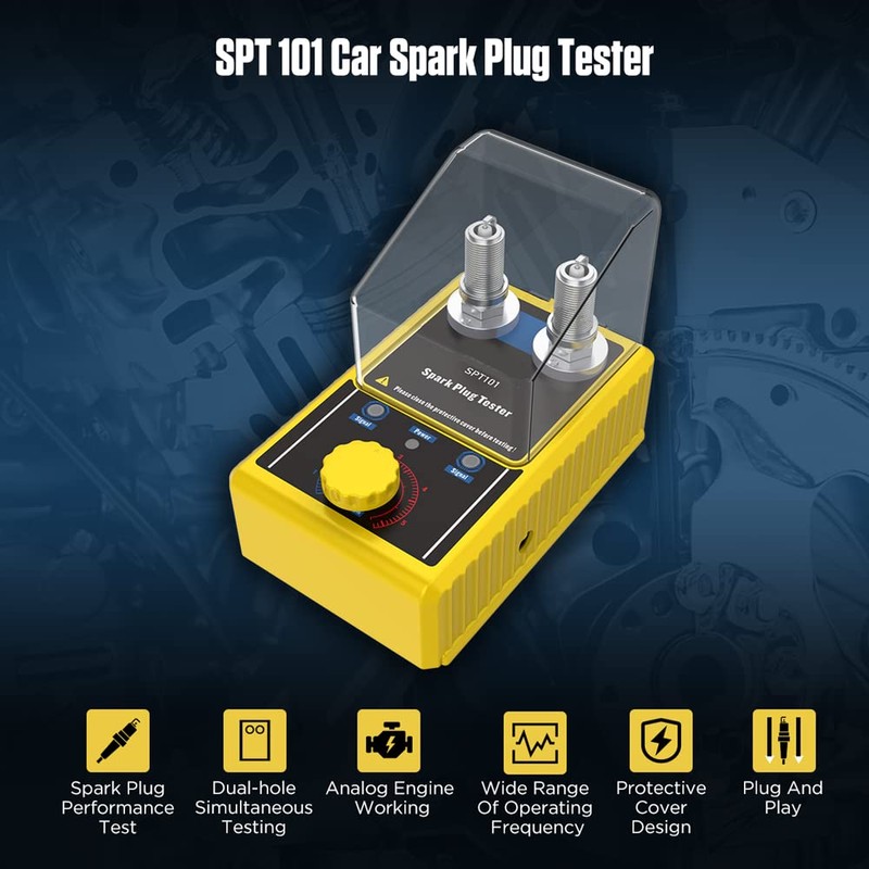 Spark Plug Tester Plug Double Hole Detector Ignition Spark Plug