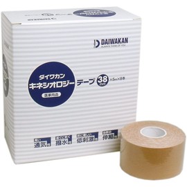 Daiwakan Kinesiology Tape 1.5 x 16.4 ft (38 x 5 m) x 8 Rolls