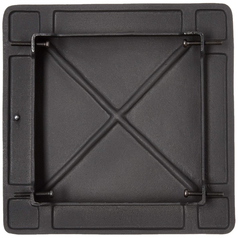 Minuteman International Cast Iron Clean-Out Door, 8 by 8-Inch,Black