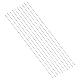 CoCud Extra Long Twist Drill Bits, 0.7mm Cutting Diameter 0.03" Shank 4.7" Length, High-Speed Steel Jobber Bit Set (Applications: for Metal Wood Plastic), 10-Pieces