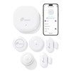 Loocam Wireless Home Security System 6 Pieces House Alarm for
