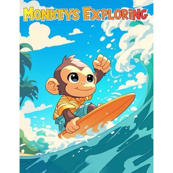 Monkey's Adventure Coloring Book