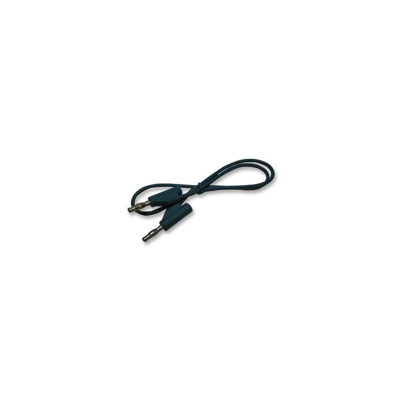 Test Lead, 4 mm Plug, Green, 0.5 m, Test Leads
