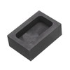 sourcing map Gold Silver Graphite Ingot Mould Crucible for Casting