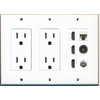 RiteAV - (3 Gang) 2 15A Power Outlet 3 HDMI