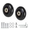 CPROSP 2-Piece Suitcase Replacement Wheels 70 x 24 mm, Replacement