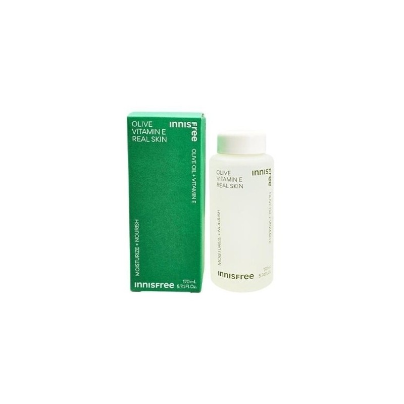 Innisfree Olive Vitamin E Real Lotion 170ml+Skin 170ml+Cream 50ml /