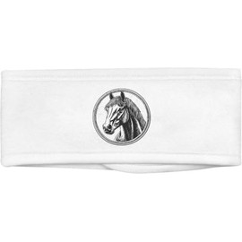 'Horse Portrait with Circle Frame' Beauty Head Band/Hair Band (HB00037413)