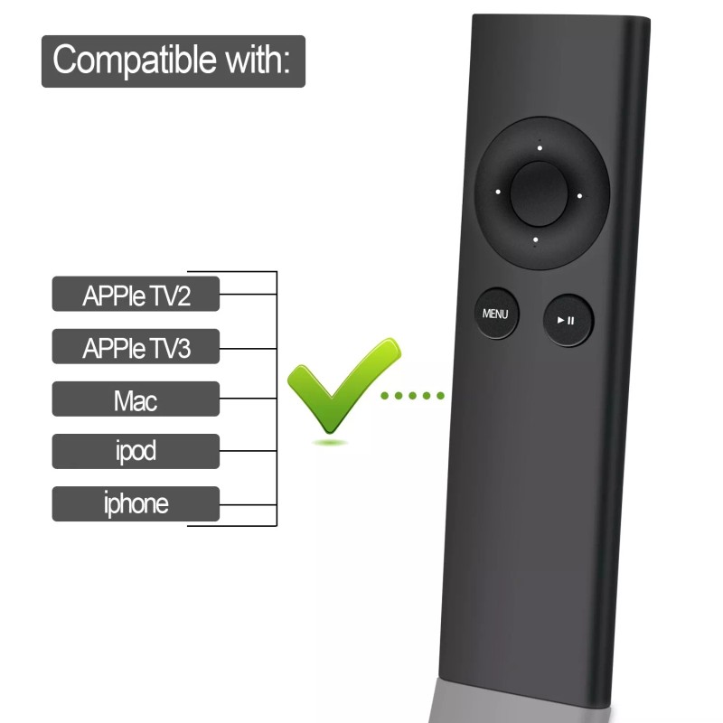 Unbranded MC377LL/A Replace Remote for Apple TV 2 3 Box