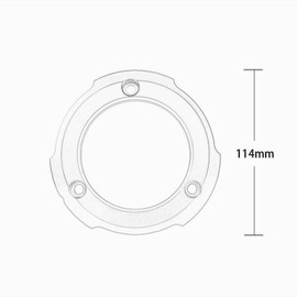 WOOGA Motorcycle Engine Cover Anti-Collision Pad Crash Falling Protector Frame Slider Cover for Ho&nda Monkey125 Super Cub C125 Hunter Cub CT125 Trial 125 Monkey125 Grom 125 (Silver)