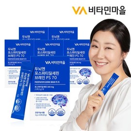 Vitamin Village 비타민마을 두뇌엔  누룽지맛 10포 x 6박스 (총60일분) Vitamin Village Brain Nourishing Nurungji Flavor 10 Packs x 6 Boxes (Total 60 Days Supply)