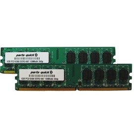 Parts-Quick 2GB Kit 2 X 1GB DDR2 Memory for Dell Dimension E310 E310n E520 E521 Desktop PC2-5300 240 pin 667MHz DIMM RAM