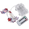 Independence Day Light String Wireless Remote Control IP44 Waterproof Timing