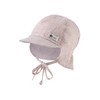 Sterntaler Peaked Cap with Neck Protection Stripes and Tie Band