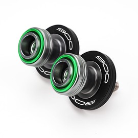 ZEXDDI Motorcycle CNC 8mm Swing Coil Slider Fit for Z900 SE RS 2023 2024 Z900SE Z900RS 2017-2025 Swing Coils Stand Screws Z 900 (Green)