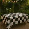BRALEO Alice Party Decorations,Wonderland Theme Party Table Cover, Black and