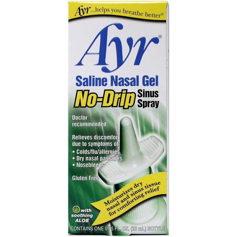 Special pack of 6 AYR SALINE NASAL GEL SPRAY 0.75