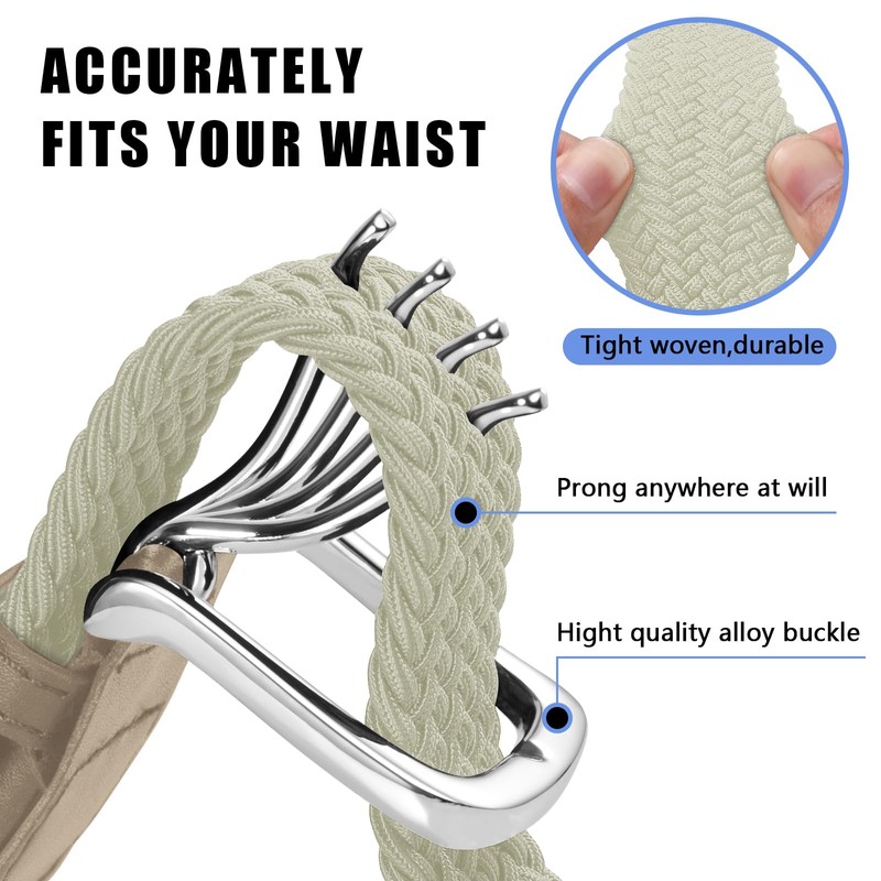 MATLAB Belt Men Women Belt Stretch Belt Fabric Belt Elastic