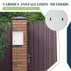 Yaocom Key Lock Mailboxes for Outside Locking Wall Mount Mailbox