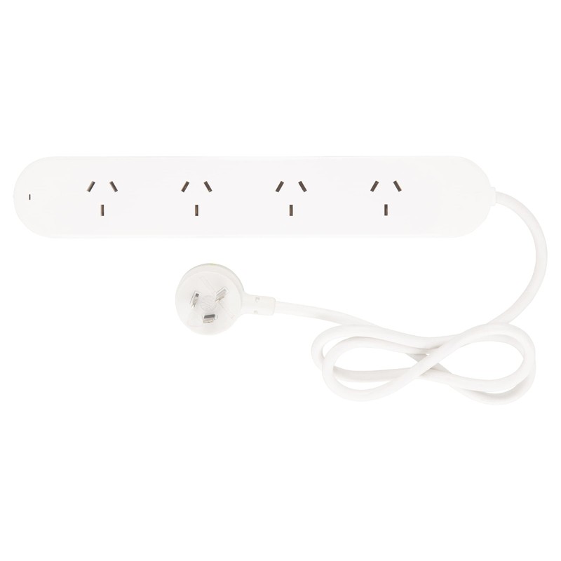 HPM General Purpose 4 Outlet Wide Spaced Powerboard