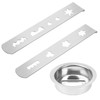 3 Pieces Meat Grinder Accessories, Shortbread Cookie Press Accessories, Stainless