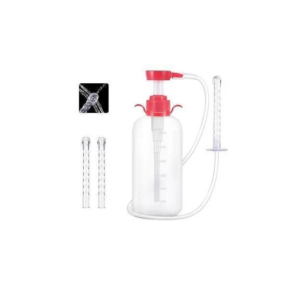 Unbranded 600ml Intimate Areas Douche Kit - Reusable Manual Enema