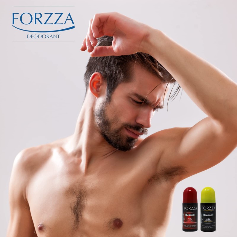 Forzza Roll-on Deodorant Daring, 3-pack Of 2.03 Oz each, 3