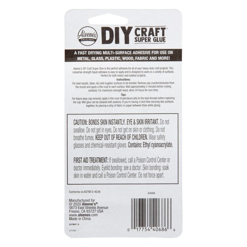 Aleene's Craft Liquid Super Glue, Clear