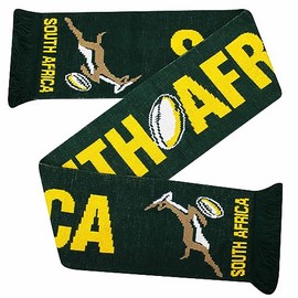 GIFTS 4 ALL South Africa & Springboks Rugby Fans Souvenir Scarf, Springboks Rugby Fans Scarf, South Africa Fans Scarf, Springboks Scarf