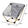 Helinox 1822229 Outdoor Ground Chair, Grey (CLBT)