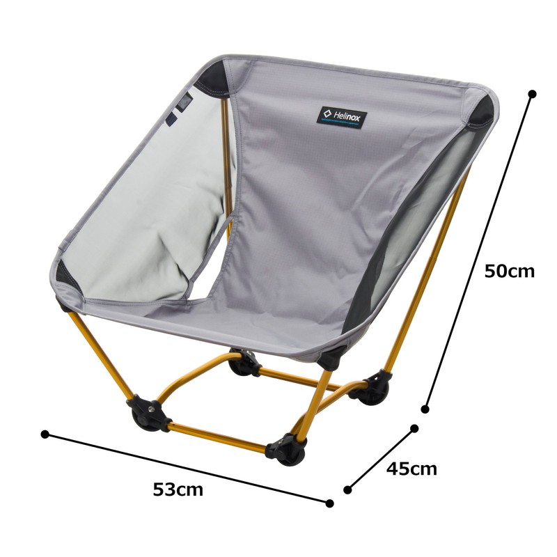 Helinox 1822229 Outdoor Ground Chair, Grey (CLBT)