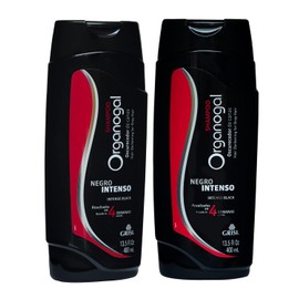 ORGANOGAL Grisi Shampoo, Cleansing Darkening Shampoo with Cactus Extract, Assists with the Reversal of Grey Hair, 2-Pack of 13.5 FL Oz, Bottles, White