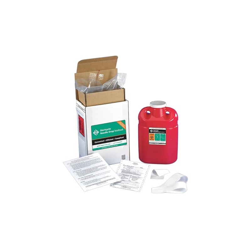 Sharps Mailback System, 2 Gal., Screw Lid